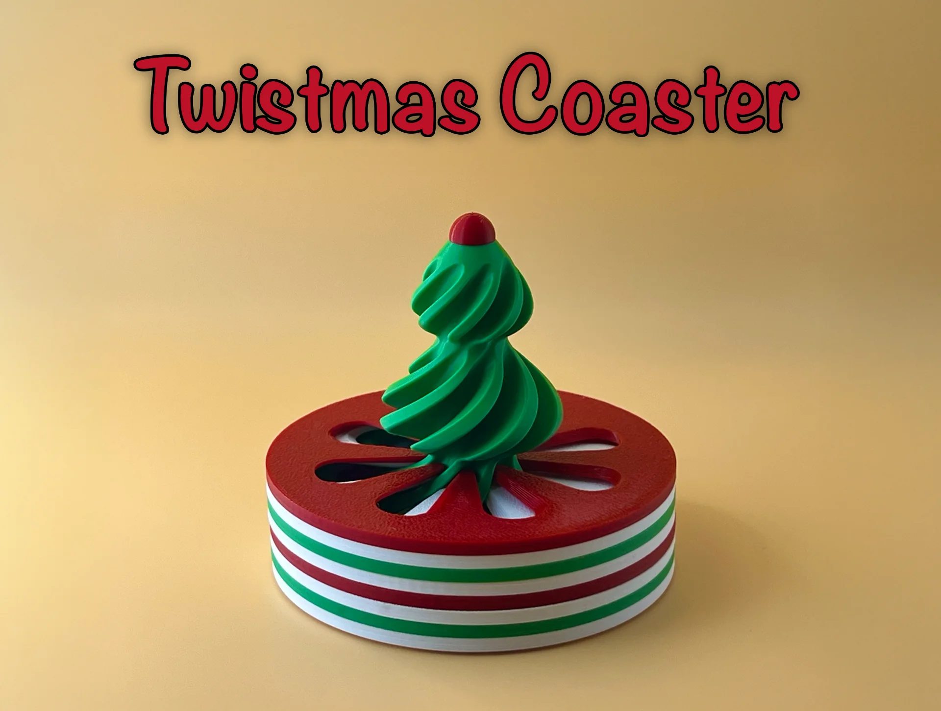 Twistmas coaster set